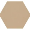 Lattialaatta Pukkila Natura 6-kulmainen Tumma Beige, himmeä, sileä, 115x100mm