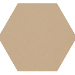 Lattialaatta Pukkila Natura 6-kulmainen Tumma Beige, himmeä, sileä, 115x100mm