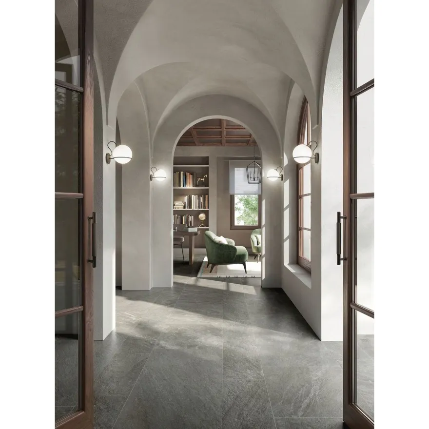 Lattialaatta Pukkila Quartziti, 60x60cm, lasitettu porcelanato, matta, rektifioitu