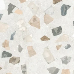 Lattialaatta Pukkila Retro Terrazzo, 60x60cm, matta, lasittamaton, R10B, rektifioitu