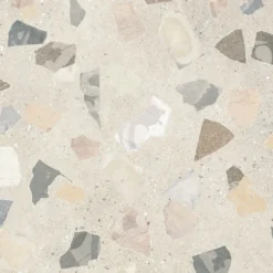 Lattialaatta Pukkila Retro Terrazzo, 60x60cm, matta, lasittamaton, R10B, rektifioitu