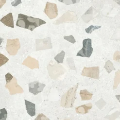 Lattialaatta Pukkila Retro Terrazzo, 60x60cm, matta, lasittamaton, R10B, rektifioitu