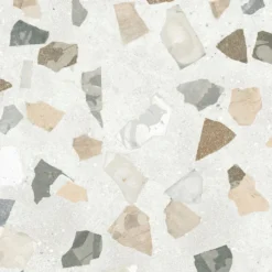 Lattialaatta Pukkila Retro Terrazzo, 60x60cm, matta, lasittamaton, R10B, rektifioitu