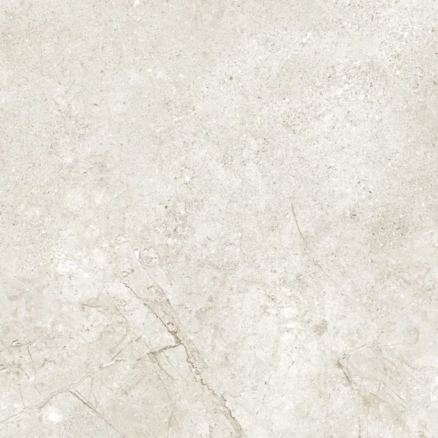 Lattialaatta Pukkila Stone Age White, 59.2x59.2cm, matta