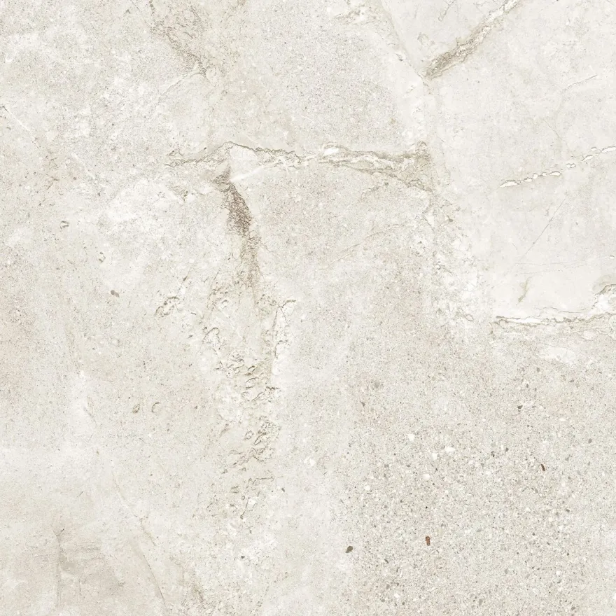 Lattialaatta Pukkila Stone Age White, 59.2x59.2cm, matta