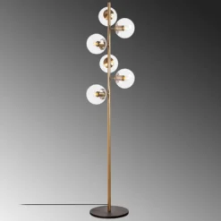Lattiavalaisin Linento Lighting Fazli, 163cm, 6-osainen, eri värejä