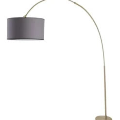 Lattiavalaisin Linento Lighting Coronita, 155cm, harmaa
