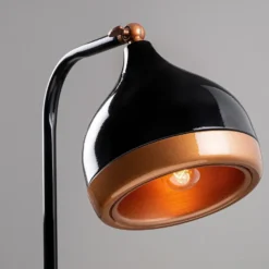 Lattiavalaisin Linento Lighting Mint, 150cm, musta/kupari