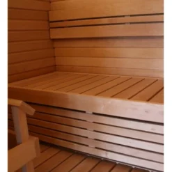 Laudepaketti Jokiwood IISI+, lämpöhaapa, sis. ylä- ja alalaude, väliritilä, selkänoja, kiuaskaide, jakkara ja kannatinpuut