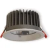 LED-alasvalo Ensto OPUS OPU45LWH, IP65, 4500lm, 840, valkoinen, karkaistulla lasikuvulla, ulkokäyttöön
