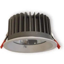 LED-alasvalo Ensto OPUS OPU45LWH, IP65, 4500lm, 840, valkoinen, karkaistulla lasikuvulla, ulkokäyttöön