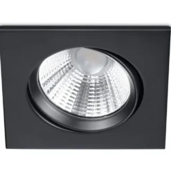 LED-alasvalo Trio Pamir, 85x54x85mm, IP23, mattamusta