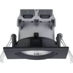 LED-alasvalo Trio Pamir, 85x54x85mm, IP23, mattamusta