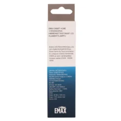 LED-filamenttilamppu Emax Smart Home WIFI, C35/E14, 5.5W, 500lm, CCT 2700-6500K, himmennettävä