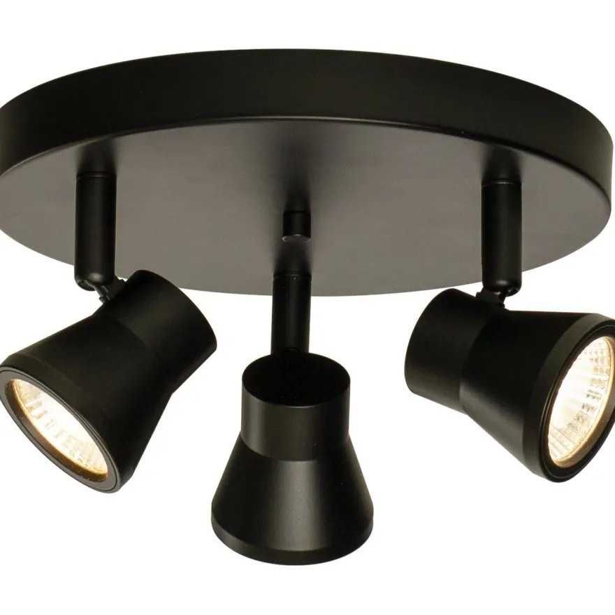LED-kattospotti Aneta Lighting Pluto 3-osainen, eri värejä