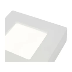 LED-kattospotti Globo Svenja, 12.2x12.2cm, 6W, valkoinen