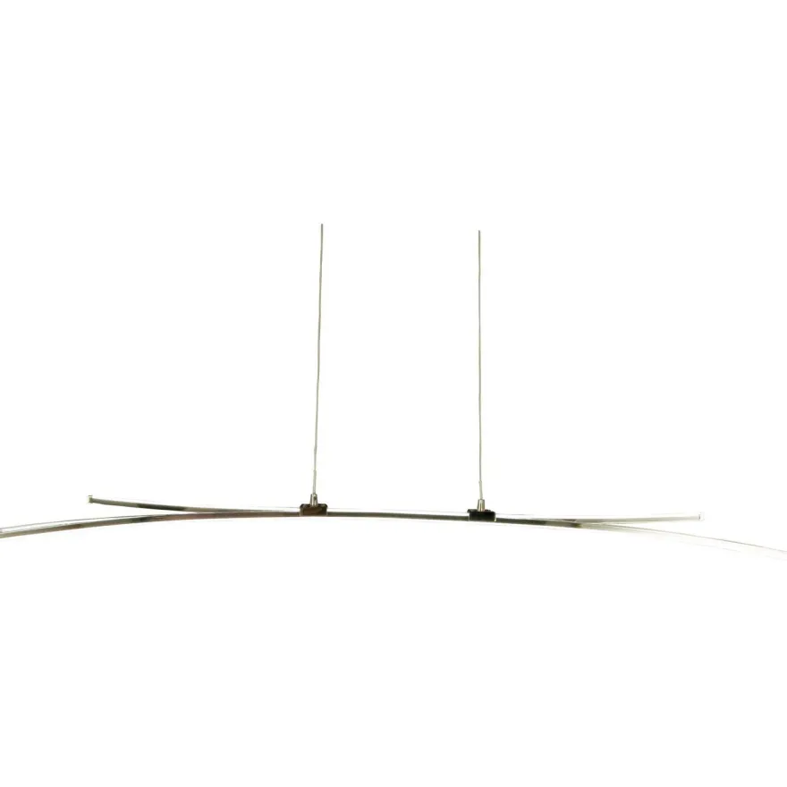LED-kattovalaisin Aneta Lighting Svala 114, kromi/valkoinen