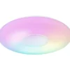LED-kattovalaisin Globo Sully, 3000-6500K, sateenkaariefekti, valkoinen