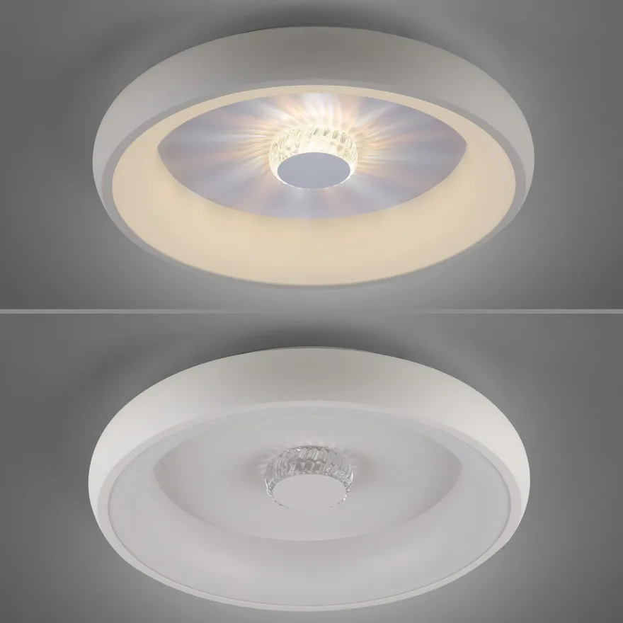 Led-kattovalaisin JustLight Vertigo Led ⌀46.5cm, 1400lm