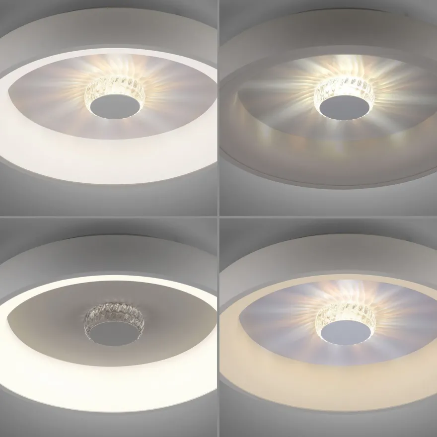 Led-kattovalaisin JustLight Vertigo Led ⌀46.5cm, 1400lm