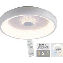 Led-kattovalaisin JustLight Vertigo Led ⌀46.5cm, 1400lm
