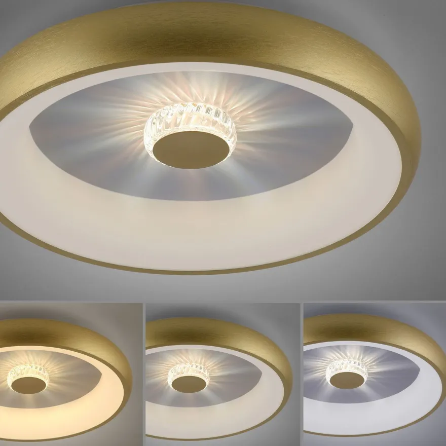 Led-kattovalaisin JustLight Vertigo Led ⌀46.5cm, 1400lm