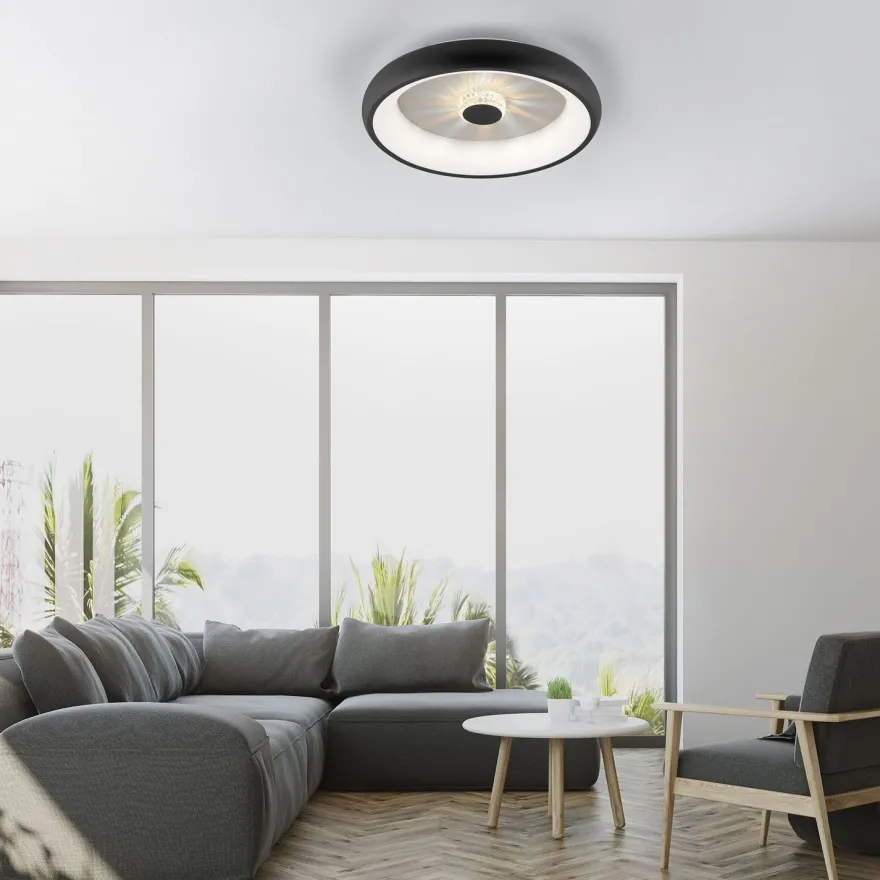Led-kattovalaisin JustLight Vertigo Led ⌀46.5cm, 1400lm