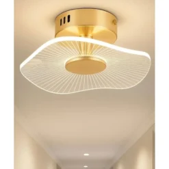 LED-kattovalaisin Linento Lighting BRZ-343418, ø19cm, IP20, kulta