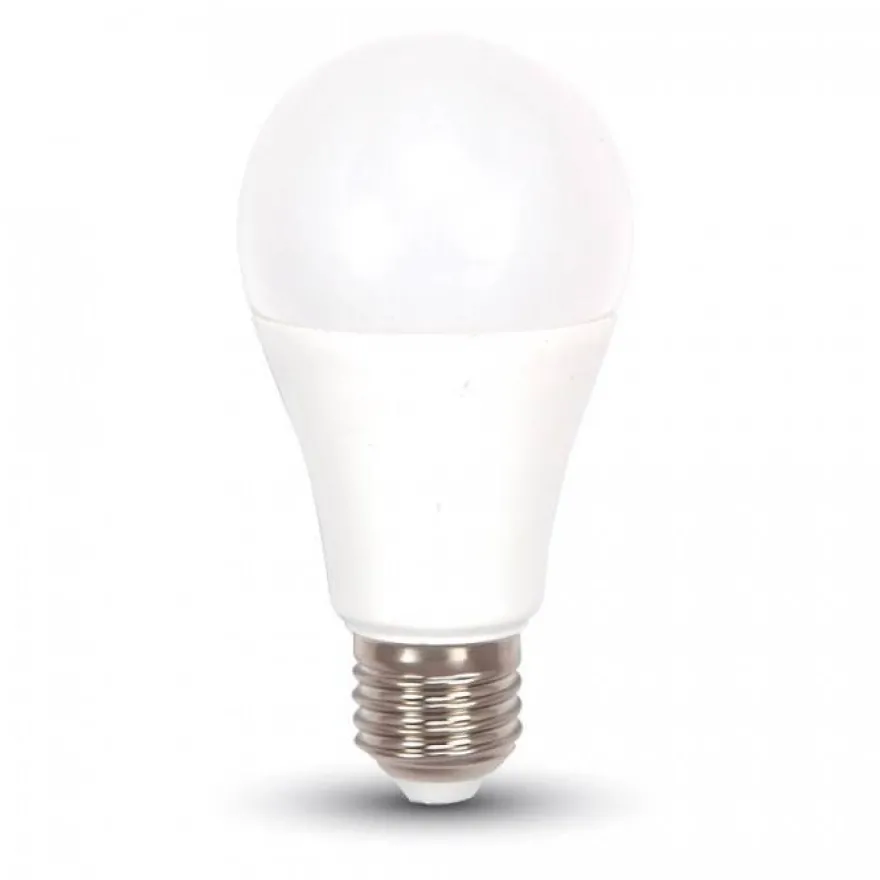 LED-lamppu himmennettävä A60 V-TAC VT-2011, 9W, 230V, 3000K, 806lm, IP20, Ø 60mm