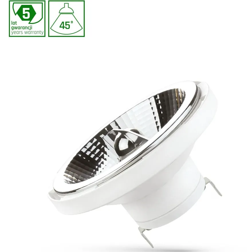 LED-lamppu Spectrum 12V AR111 G53 14W 230V 45°, eri värilämpötiloja