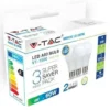 LED-lamppu V-TAC A60 Vt-1900, E27, 10W, 2700K, Ø 60mm, valkoinen, 3 kpl/pkt