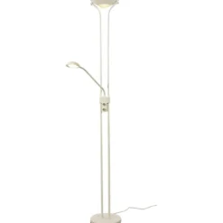 LED-lattiavalaisin Aneta Lighting Nice uplight, 3000K, valkoinen