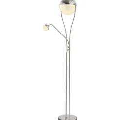 LED-lattiavalaisin Trio Chris, 300x1800 mm, kromi uplighter
