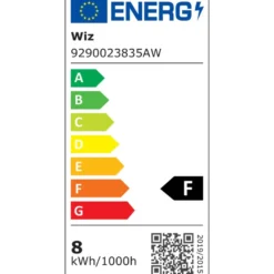 LED-älypolttimo WiZ, Wi-Fi, 2700-6500K, 8W, E27, 2kpl