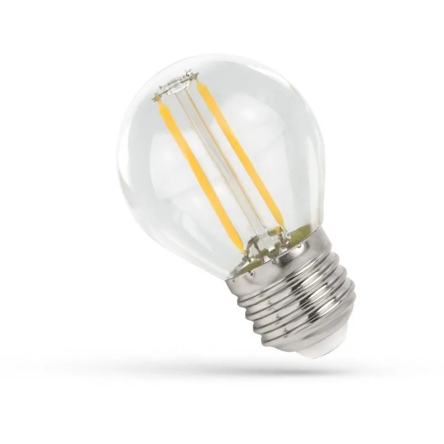 LED-pallolamppu Spectrum E27 1W 230V 2700K kirkas