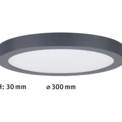 LED-paneeli Paulmann Abia, Ø30cm, 22W, 2700K, eri värejä
