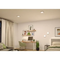 LED-paneeli Paulmann Abia 2 White Select hämäräohjatulla liiketunnistimella 2700-4000K, eri vaihtoehtoja