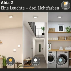 LED-paneeli Paulmann Abia 2 White Select hämäräohjatulla liiketunnistimella 2700-4000K, eri vaihtoehtoja