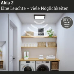 LED-paneeli Paulmann Abia 2 White Select hämäräohjatulla liiketunnistimella 2700-4000K, eri vaihtoehtoja