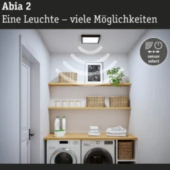 LED-paneeli Paulmann Abia 2 White Select hämäräohjatulla liiketunnistimella 2700-4000K, eri vaihtoehtoja