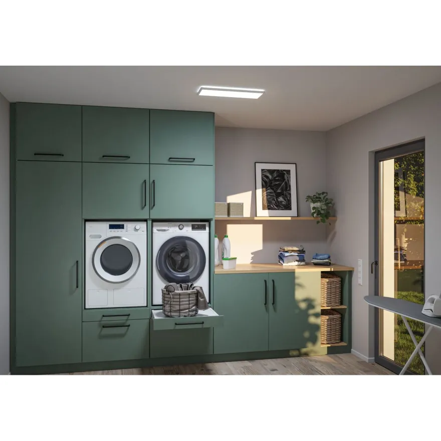 LED-paneeli Paulmann Atria Shine, kulmikas, IP44, 3000-6500K, eri kokoja