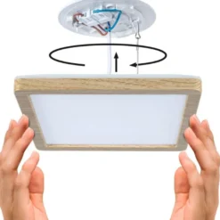 LED-paneeli Paulmann Atria Shine, kulmikas, IP44, 3000-6500K, eri kokoja