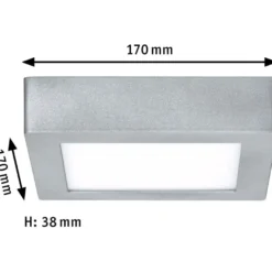 LED-paneeli Paulmann Lunar, 17x17cm, 11W, 3000K, eri värejä