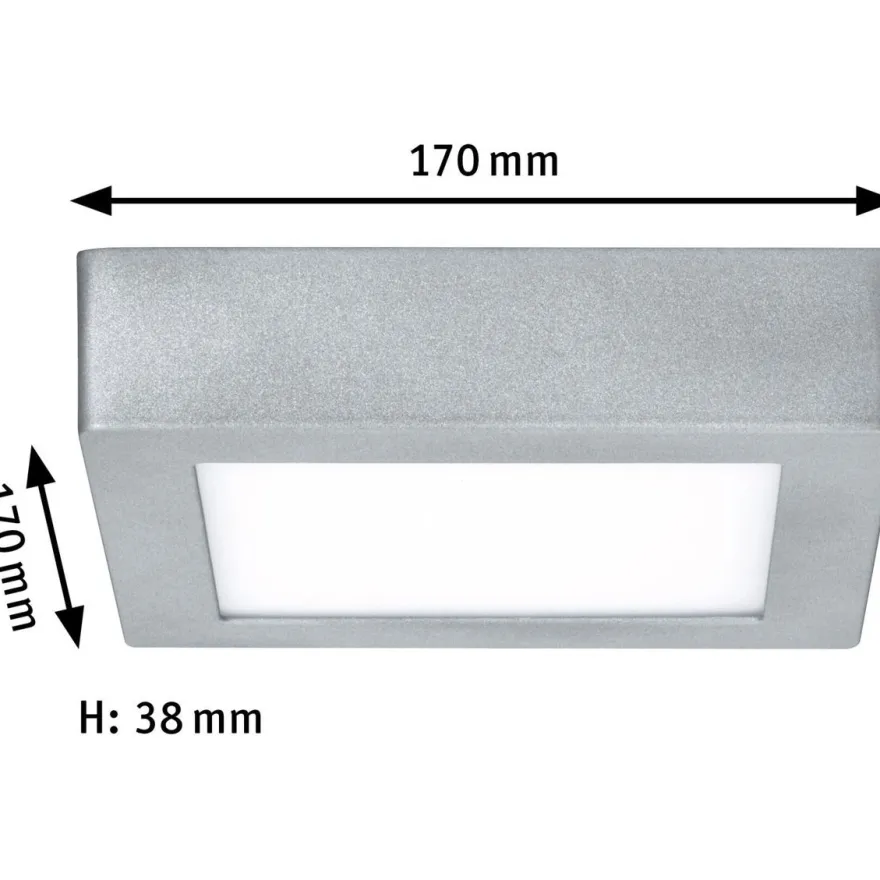LED-paneeli Paulmann Lunar, 17x17cm, 11W, 3000K, eri värejä