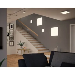 LED-paneeli Paulmann Velora, 60x60cm, 34W, 3000K, mattavalkoinen