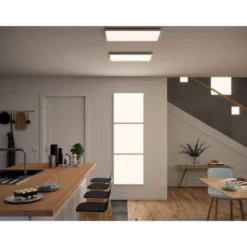 LED-paneeli Paulmann Velora, 60x60cm, 34W, 3000K, mattavalkoinen