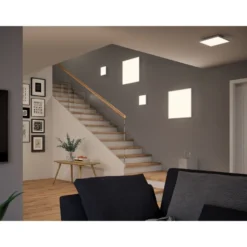 LED-paneeli Paulmann Velora, 60x60cm, 34W, 3000K, mattavalkoinen