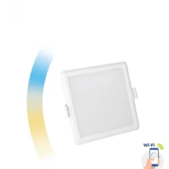 LED-paneeli Spectrum Algine Cct+Dim Wi-Fi Smart neliö upotettava, valkoinen, eri kokoja