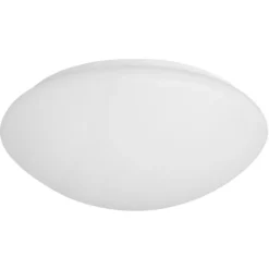 LED-plafondi Airam Bruno, 27W/830, Ø375x110mm, himmennettävä, IP44, valkoinen/opaali