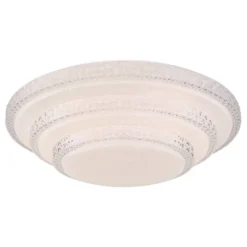 LED-plafondi Globo Magnifique, Ø49.5cm, 30W, himmennettävä, valkoinen